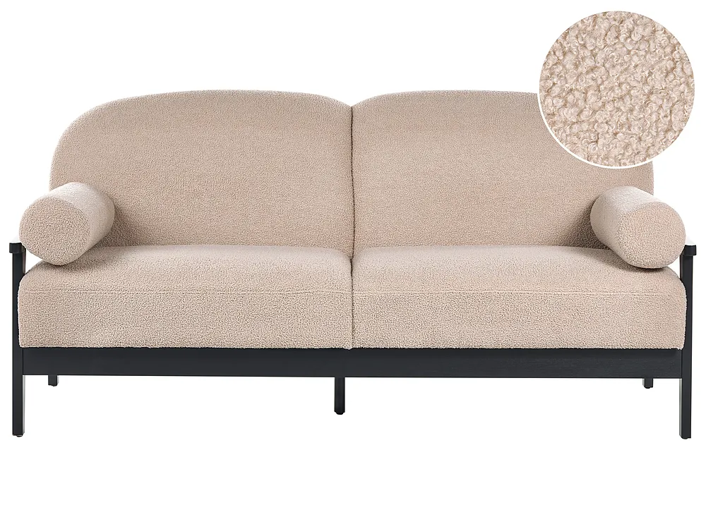 Sohva 3-istuttava PILARNE Buklee Beige
