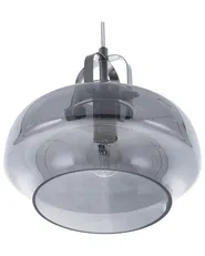 Pendant Lamp WILTZ Glass Light Grey_693934