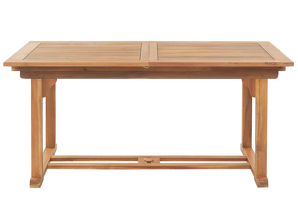Garden Dining Set 6 Seater JAVA Acacia Wood Light Brown_802478