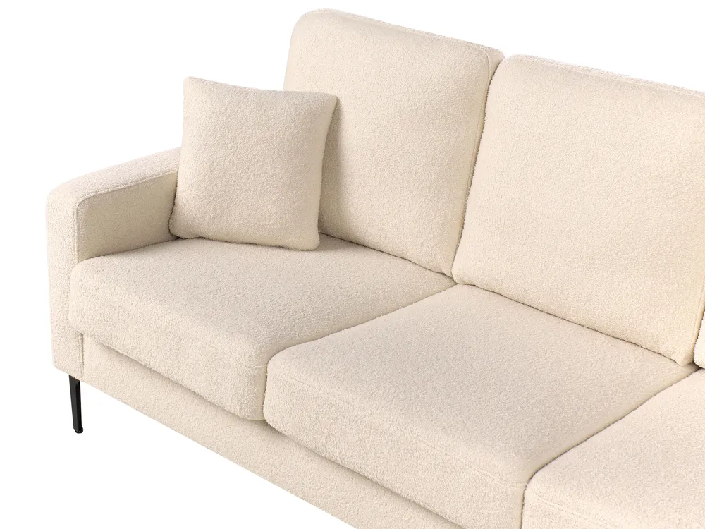 Sofa 3 Seater GAVLE Boucle Beige_968516