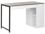 Skrivbord DESE 120 cm 60 cm Brun/ Vit_791164