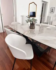 Set of 2 Dining Chairs MASON Light Beige_923609