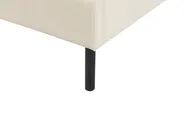Bed Velvet ARETTE 180 x 200 cm (EU Super King) Light Beige_875253