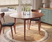 Extending Dining Table ECHO Dark Oak 107/137 cm 107 cm_1084743
