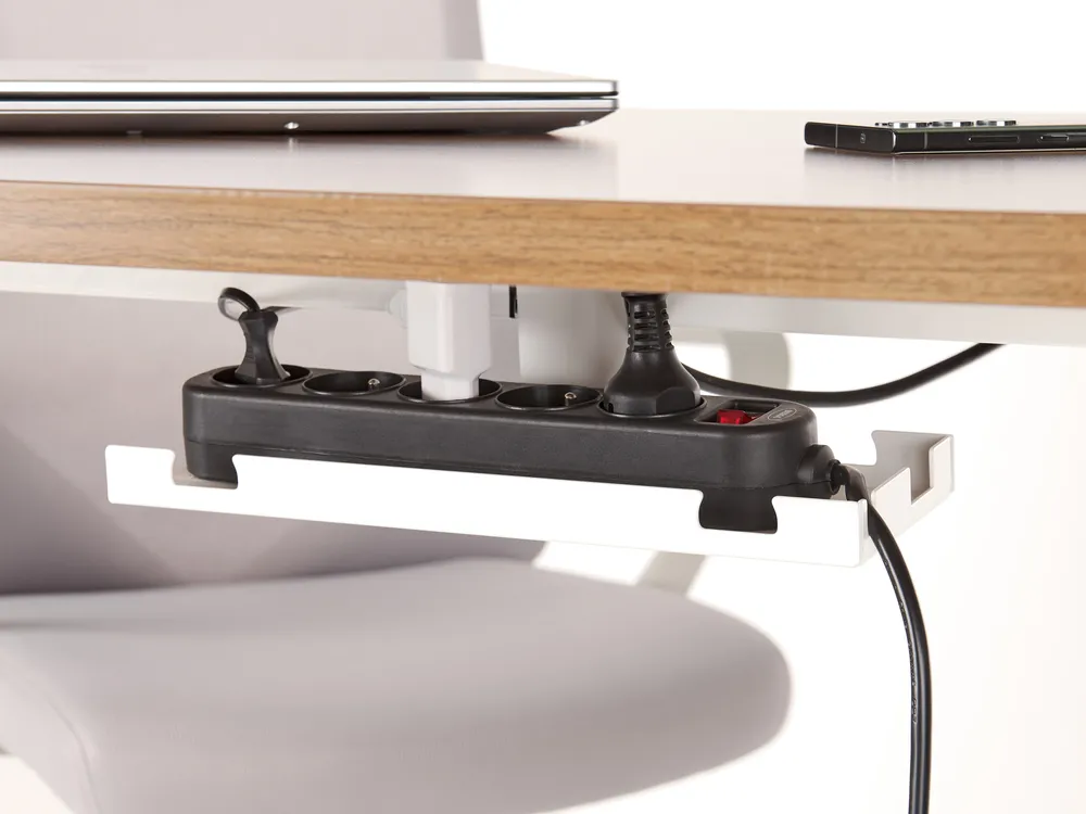 Cable Tray for Manual Adjustable Desk TRACIE White
