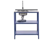 2 Piece Outdoor Kitchen Set with Sink VILAMA Blue_974693