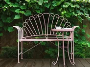 Bistro Set CAVINIA Metal Pink_774634