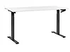 Manuellt höj- och sänkbart skrivbord DESTINES 160 cm x 72 cm Vit/ Svart