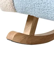 Kids Rocking Chair Cloud SKARE Boucle Light Blue_977201