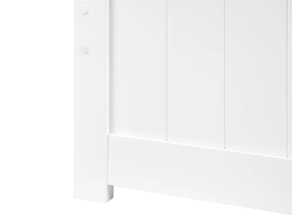 Bed with 4 Drawers SABRAN Pine Wood White 140 x 200 cm (EU Double)_1061276