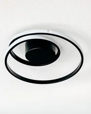 LED Ceiling Lamp NARYN Metal Black_851706