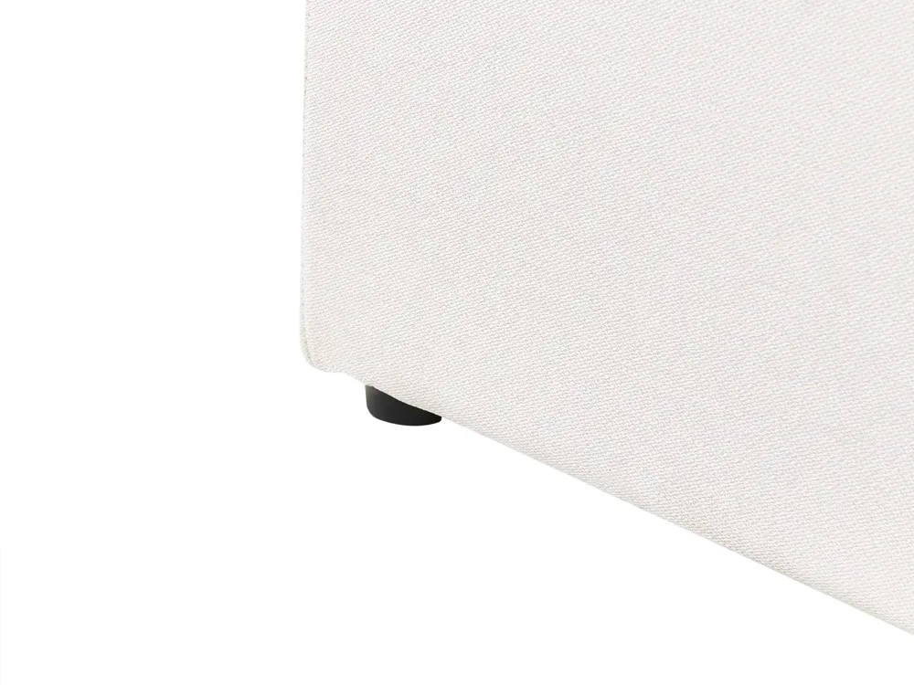 Ottoman Bed CHALLANS Fabric Off-White 180 x 200 cm (EU Super King)_1022958