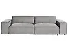 Modular Sofa 2 Seater HELLNAR Fabric Grey
