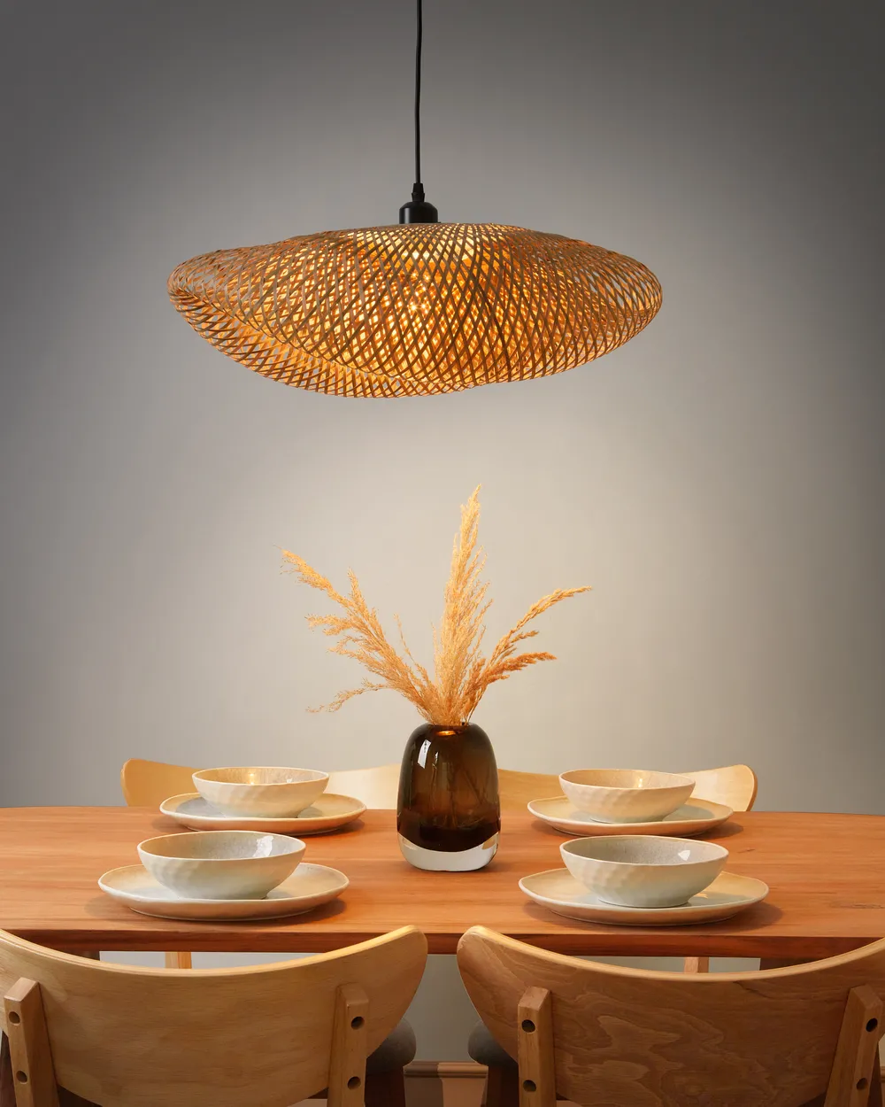 Pendant Lamp BALHA Bamboo Wood Natural_934727