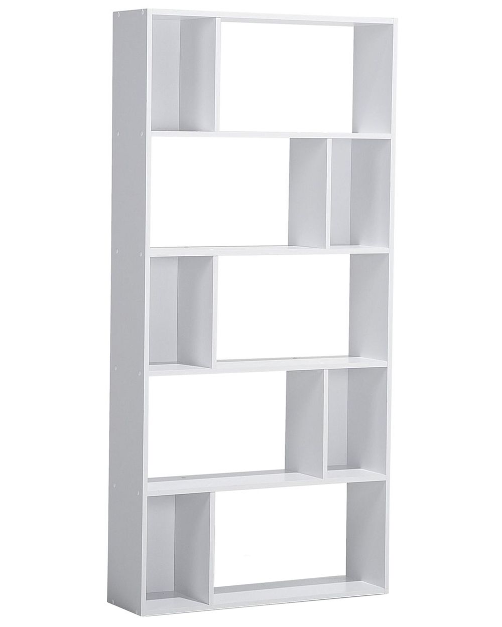 Bokhylle med 5 hyller ORILLA 174 cm Hvit