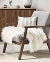 Faux Fur Rug MUNGO White 53 x 88 cm