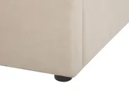 Ottoman Bed LUBBON Velvet Beige 160 x 200 cm (EU King Size)_870080