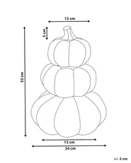 Figurine Pumpkin KALAMATA Velvet Orange_846402