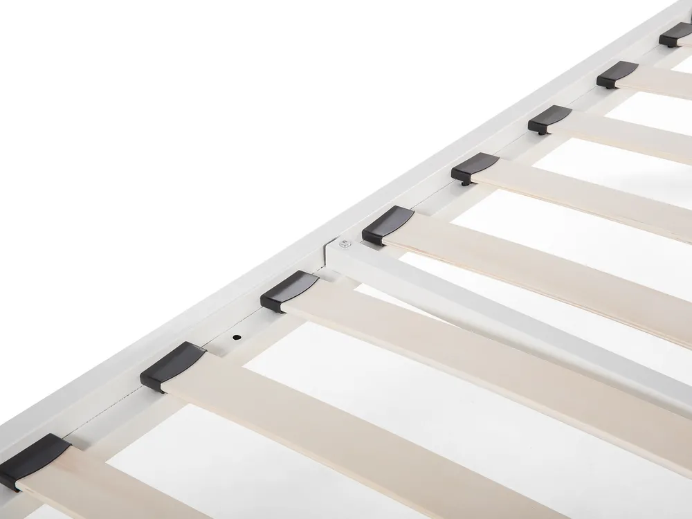 Bed Metal LYRA 160 x 200 cm (EU King Size) White_817941