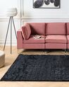 Faux Fur Rug THATTA Black 160 x 230 cm