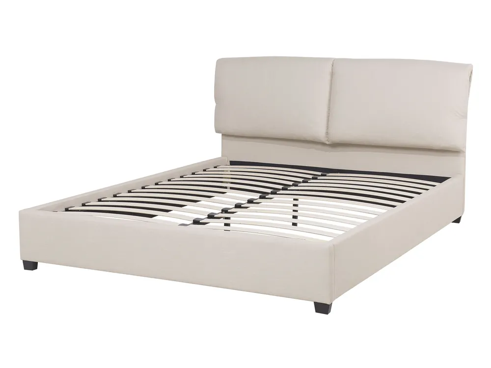Bed Fabric BELFORT 140 x 200 cm (EU Double) Light Beige_719945