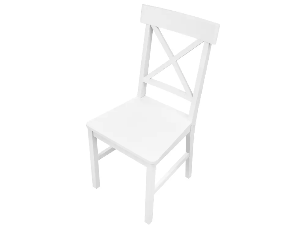 Matgrupp BARLEE Poppelträ Vit 4-sits_975601