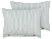 Set of 2 Decorative Cushions SEBRINE 40 x 60 cm Mint Green Striped_902103