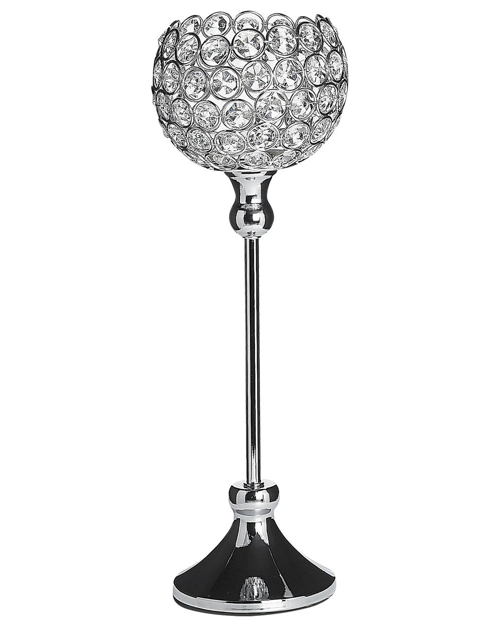 Ljusstake ESTERNAY 27 cm Metall Silver
