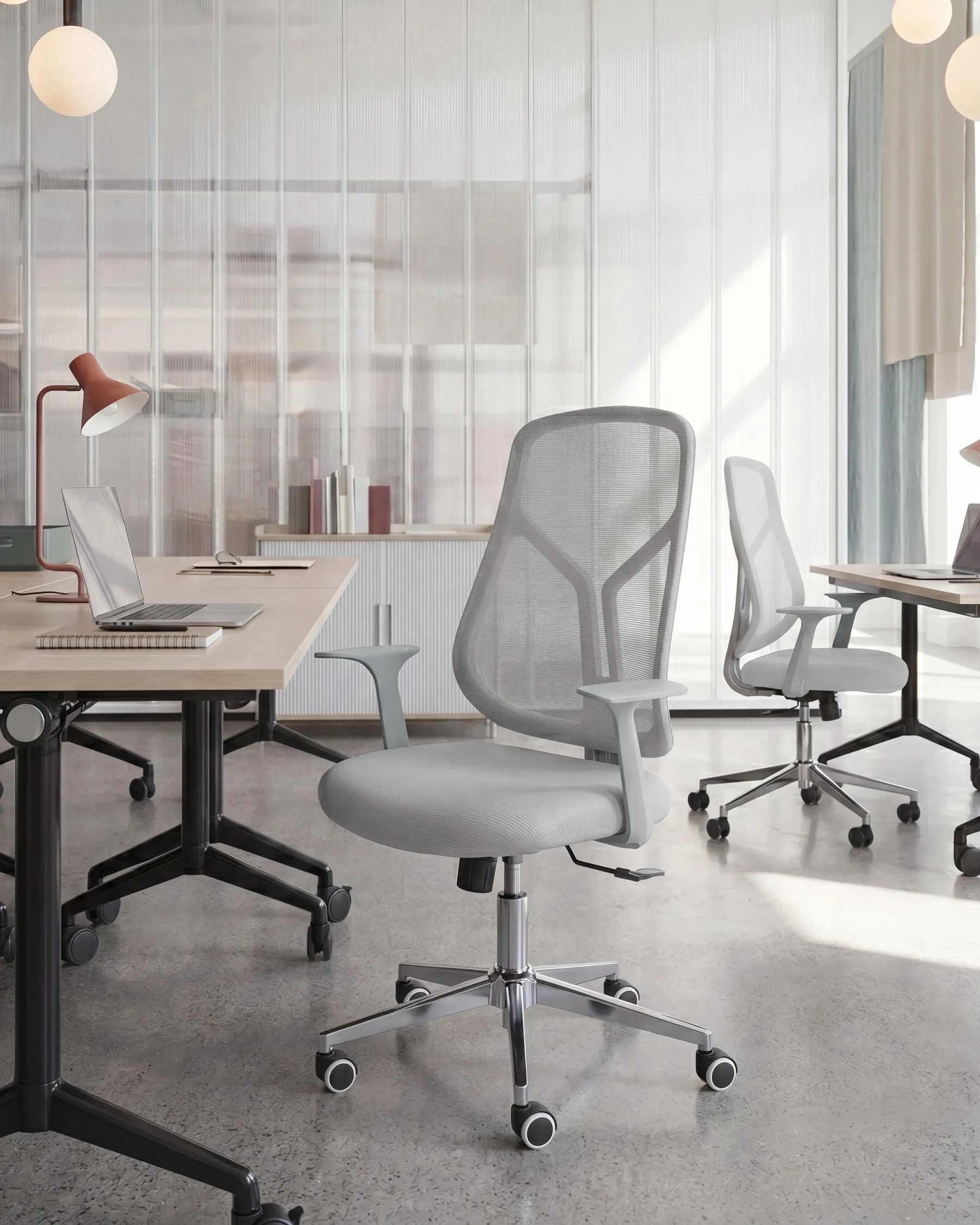 Office Chair NUVINER Light Grey_1094931