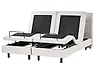 Adjustable Bed Fabric VICEROY 160 x 200 cm (EU King Size) Light Beige