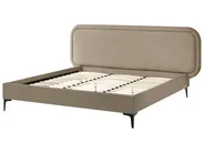Säng med lamellram Sammet SUZETTE 160 x 200 cm Beige_1052975