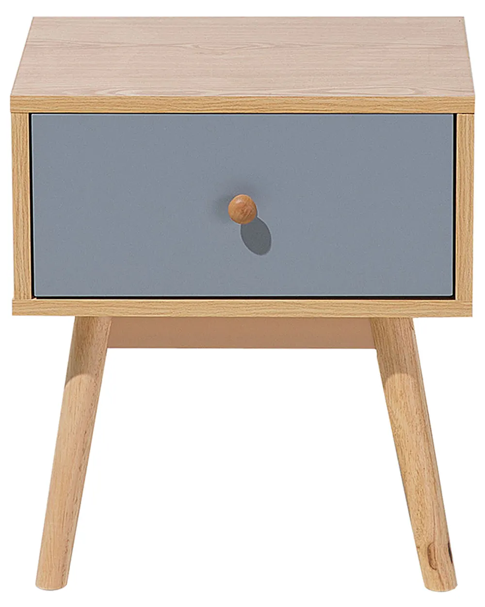 1 Drawer Bedside Table ARVADA Light Brown_693008