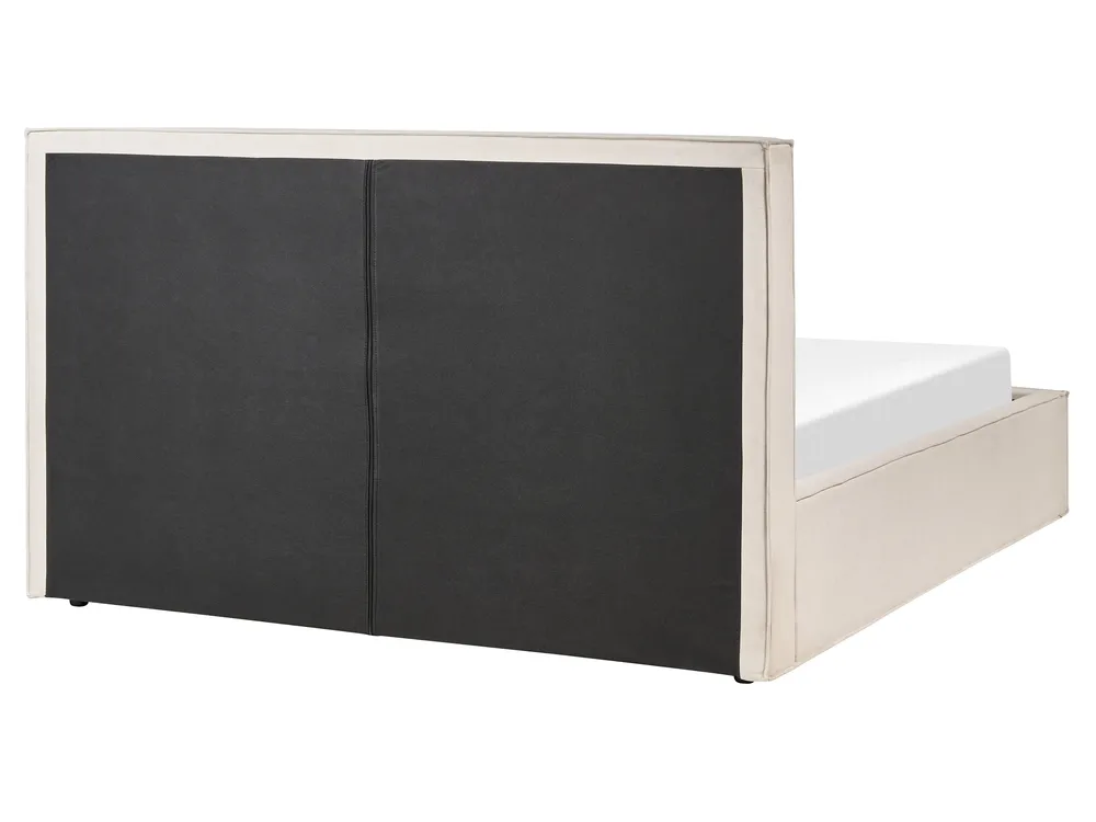 Säng med förvaring MOISSAC Beige 160 x 200 cm_873890