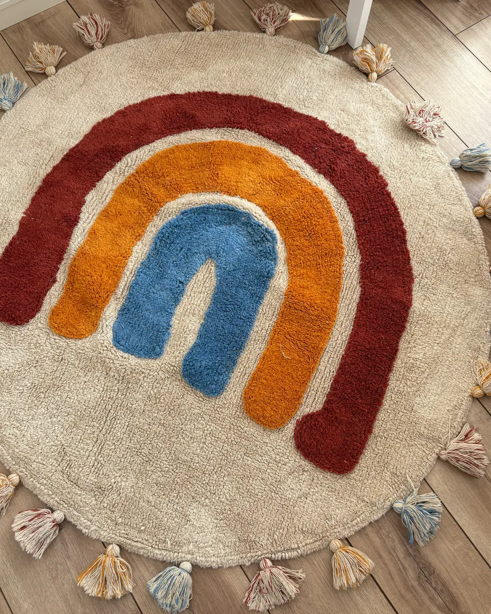 Kids Rug YAGCI Multicolour ø 120 cm Cotton_982994