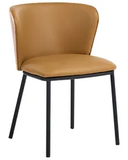 Ruokatuolisetti 2 kpl HOSKIN Keinonahka Ruskea_1058370