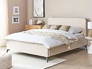 Säng med lamellram Manchester VALOGNES 160 x 200 cm Ljusbeige_1188042
