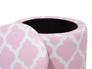 Förvaringpuff TUNICA Bomull Rosa_685041