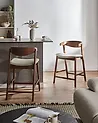 Baarituolisetti 2 kpl LILLY Ruskea/beige
