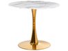 Dining Table BOCA Marble/ Gold 90 cm 90 cm