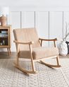 Rocking Chair LEKNES Boucle Beige