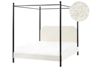 Himmelssäng Bouclé DANNEMOIS 140 x 200 cm Off-White_960921