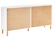 Byrå med 6 lådor WALPOLE Vit_949829