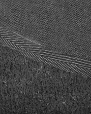 Shaggy Rug DEMRE Dark Grey 200 x 200 cm_806193