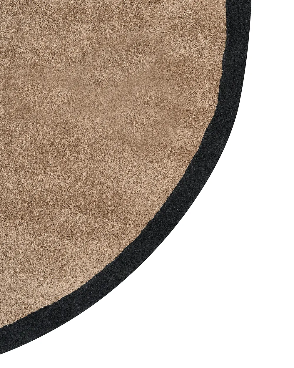 Rug SAKARO Taupe ø 160 cm Wool_1144421