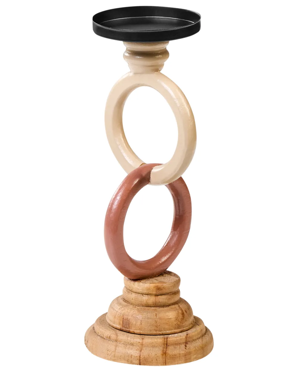 Candle Holder WATERFORD 29 cm Pine Wood Multicolour