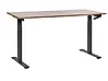 Manuellt höj- och sänkbart skrivbord DESTINES 160 cm x 72 cm Brun/ Svart