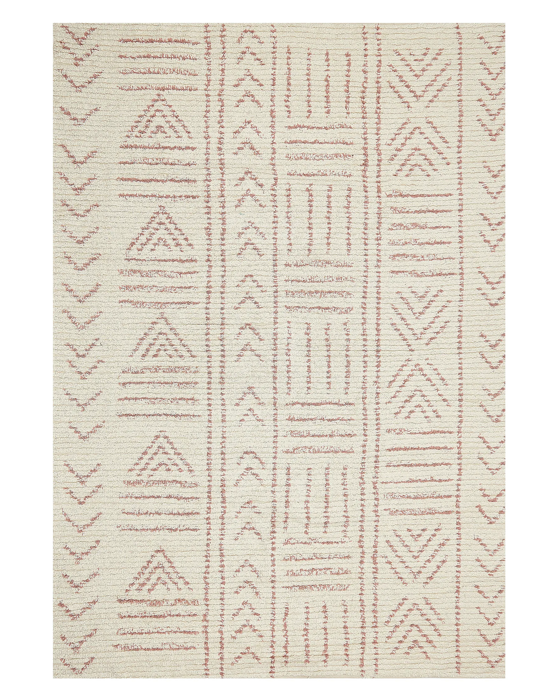 Teppe EDIRNE Beige 140 x 200 cm Bomull_839288