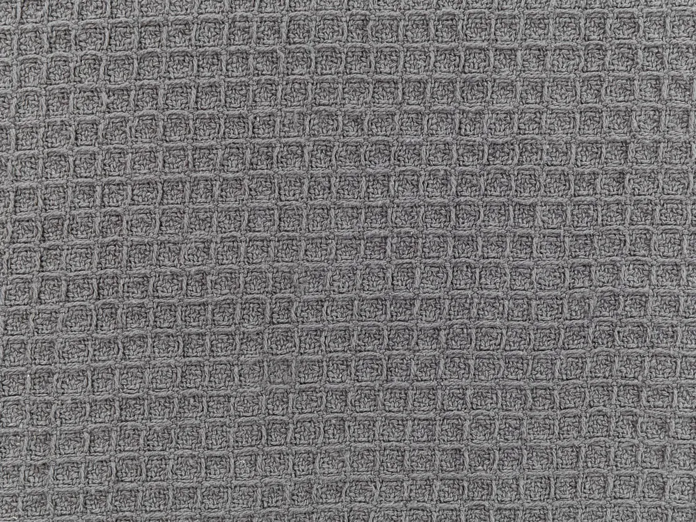 Bedspread RAGALA Cotton 200 x 220 cm Dark Grey_915512