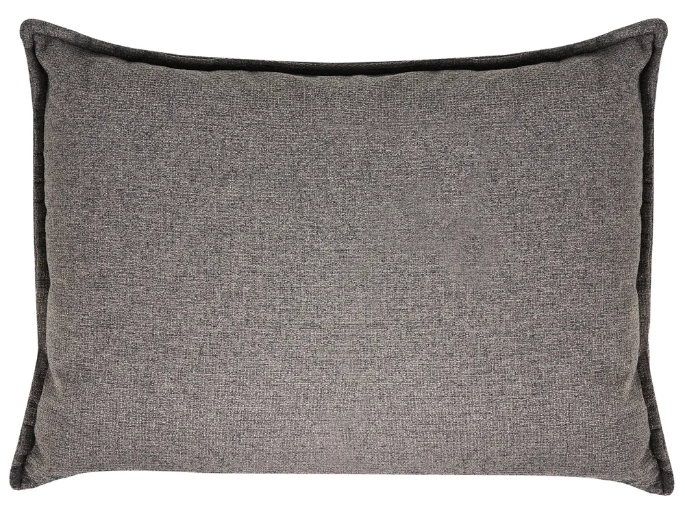 Sofa Bed 2 Seater ABISKO Faux Linen Dark Grey_1030934