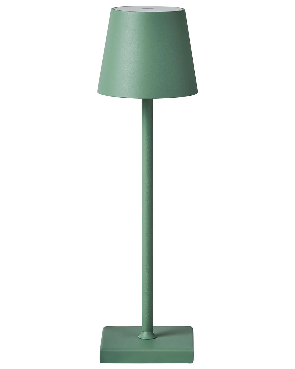 Wireless LED Table Lamp BACEIRO with Dimmer Metal Green